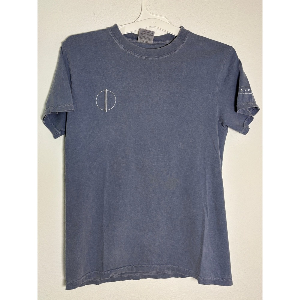 Comfort Colors Do Shit‎ You Love Graphic T-Shirt Blue Garment Dye Mens Small